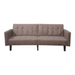 Sofa Bed Solid Wood Inner Frame Upholstered with Linen Fabric