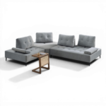 Modern Modular Corner Sofa Set – Left & Right Combination | Fabric Lounge Sofa | Living Room Sectional Sofa - Image 2