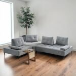 Modern Modular Corner Sofa Set – Left & Right Combination | Fabric Lounge Sofa | Living Room Sectional Sofa - Image 3
