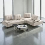 Modern Modular Corner Sofa Set – Left & Right Combination | Fabric Lounge Sofa | Living Room Sectional Sofa - Image 16