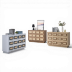 Side Board Storage Cabinet 120cm | Modern Sideboard Console Buffet | LUZANO