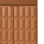 Shoe Rack / Rak Kasut | Golden Teak / White | Golden Teak | 800x395x1205mm - Image 3