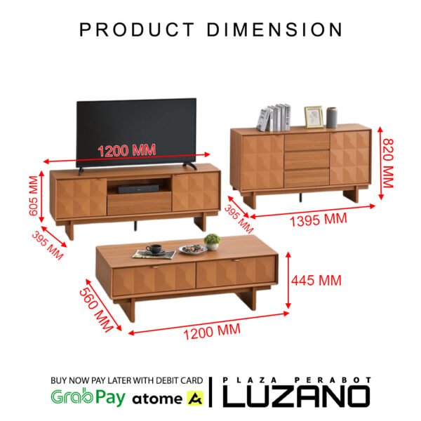 CKE 59 CT CKE 59 TV5 CKE 59 SB SIZE @LuzanoFurniture