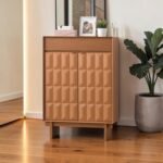 Shoe Rack / Rak Kasut | Golden Teak / White | Golden Teak | 800x395x1205mm - Image 4