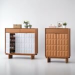 Shoe Rack / Rak Kasut | Golden Teak / White | Golden Teak | 800x395x1205mm