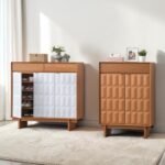 Shoe Rack / Rak Kasut | Golden Teak / White | Golden Teak | 800x395x1205mm - Image 7